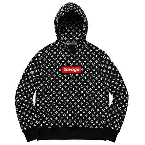 black supreme hoodie lv|supreme Lv hoodie retail price.